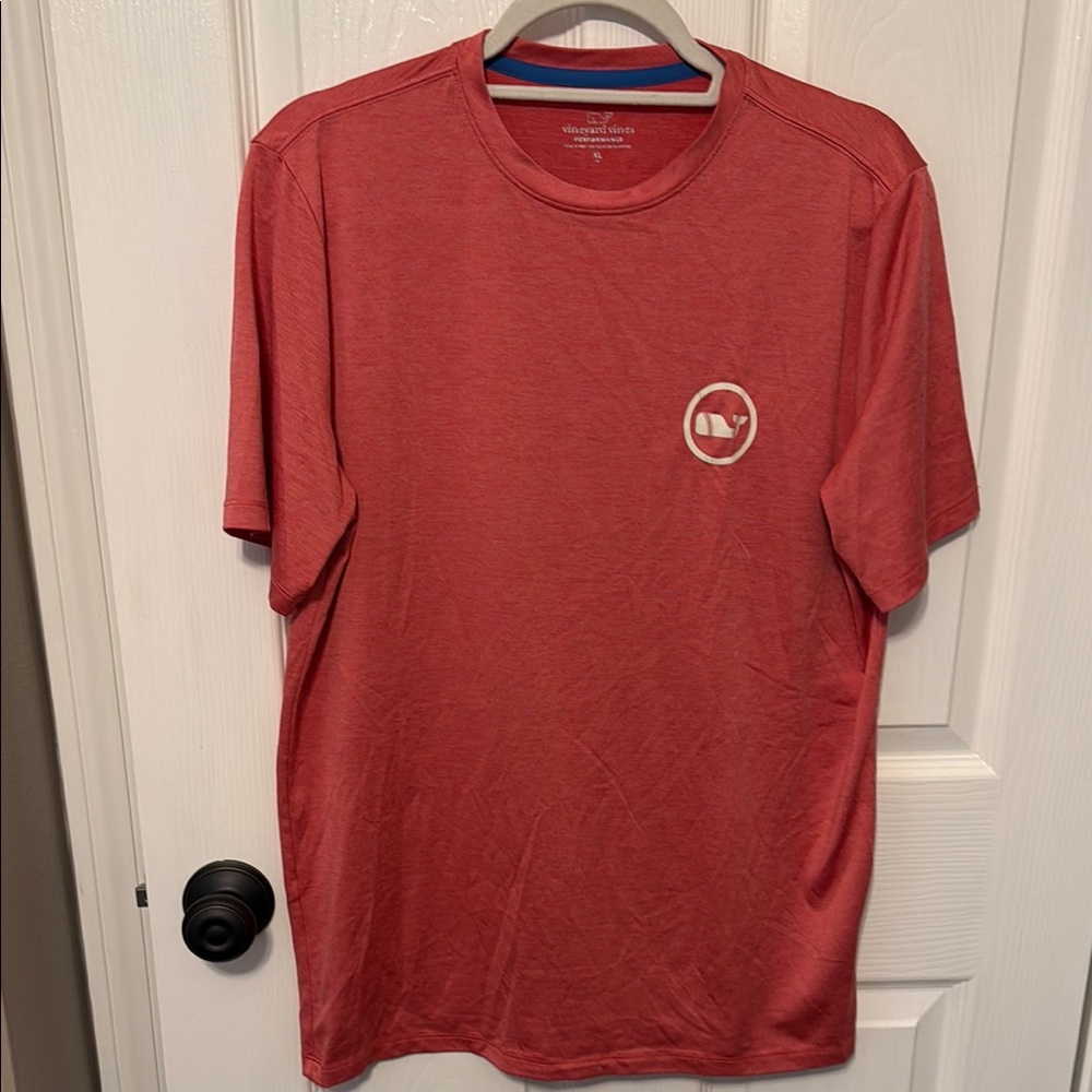 Boys Performance  Red Vineyard Vines T-Shirt